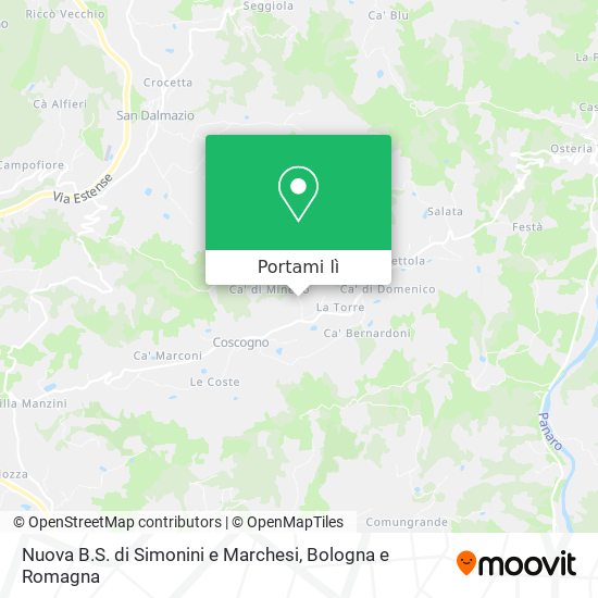 Mappa Nuova B.S. di Simonini e Marchesi