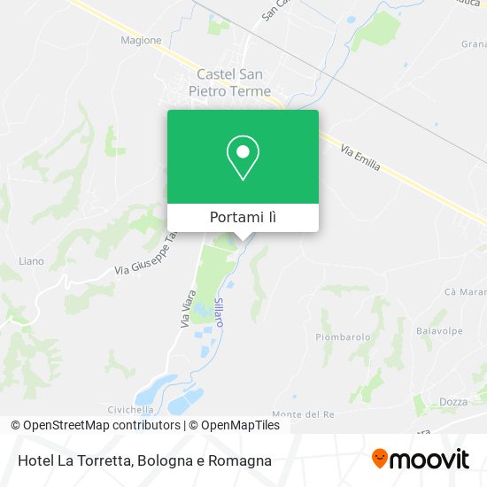 Mappa Hotel La Torretta