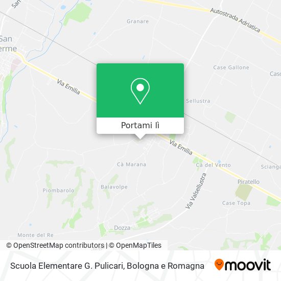 Mappa Scuola Elementare G. Pulicari