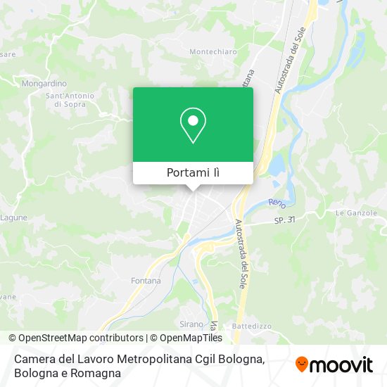 Mappa Camera del Lavoro Metropolitana Cgil Bologna