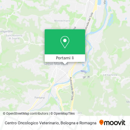 Mappa Centro Oncologico Veterinario