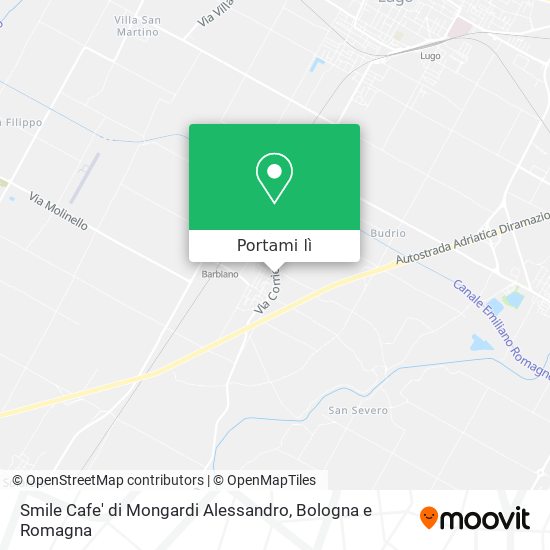 Mappa Smile Cafe' di Mongardi Alessandro