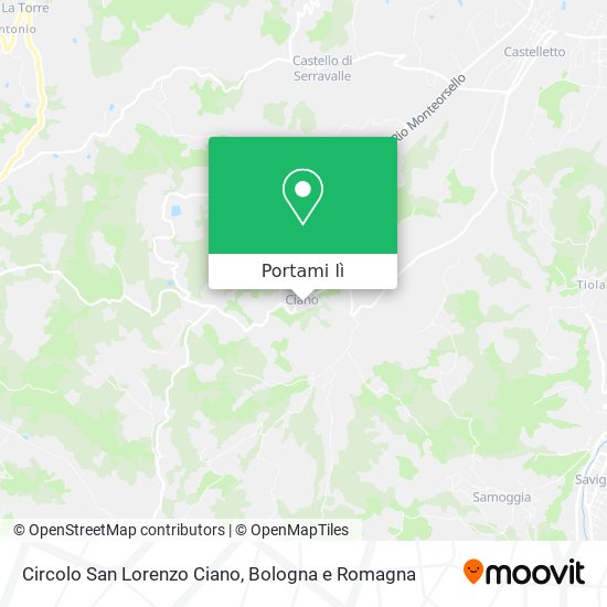 Mappa Circolo San Lorenzo Ciano