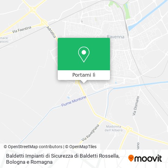 Mappa Baldetti Impianti di Sicurezza di Baldetti Rossella