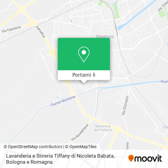 Mappa Lavanderia e Stireria Tiffany di Nicoleta Babata