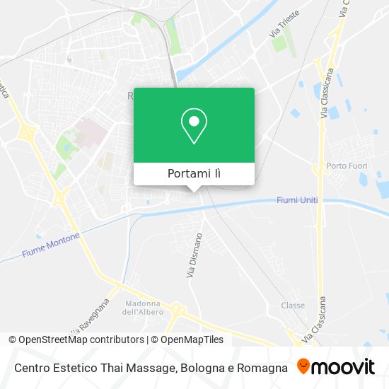 Mappa Centro Estetico Thai Massage