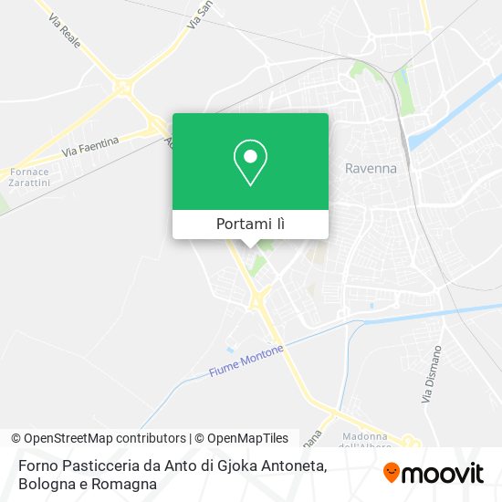 Mappa Forno Pasticceria da Anto di Gjoka Antoneta