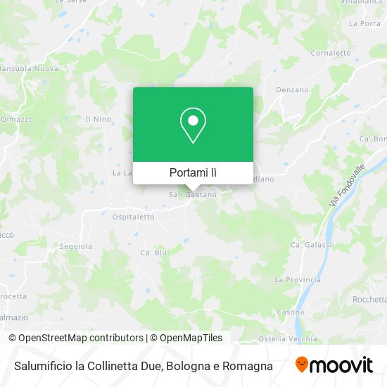Mappa Salumificio la Collinetta Due
