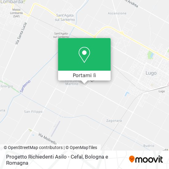 Mappa Progetto Richiedenti Asilo - Cefal