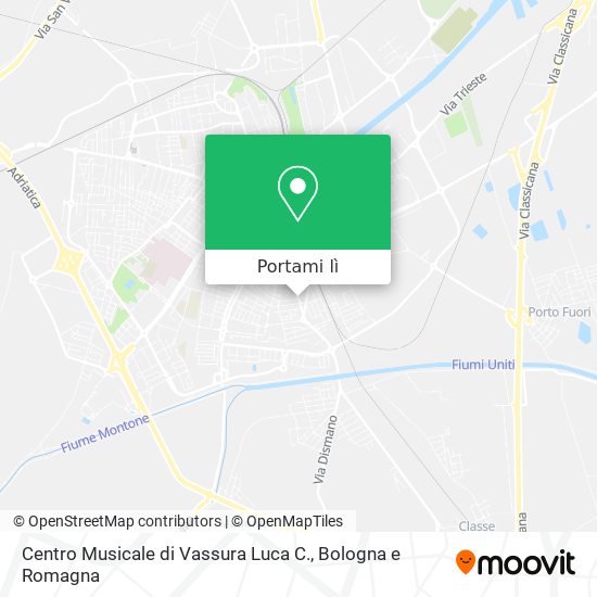 Mappa Centro Musicale di Vassura Luca C.
