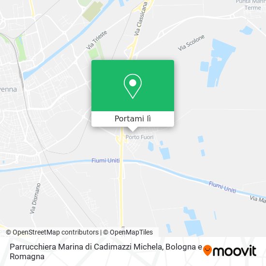 Mappa Parrucchiera Marina di Cadimazzi Michela