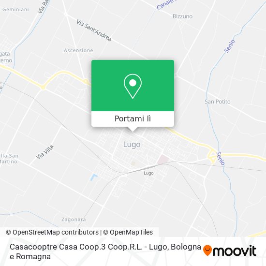 Mappa Casacooptre Casa Coop.3 Coop.R.L. - Lugo