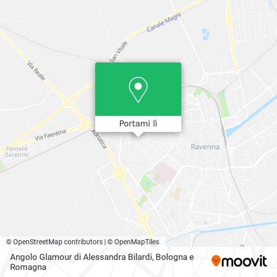 Mappa Angolo Glamour di Alessandra Bilardi