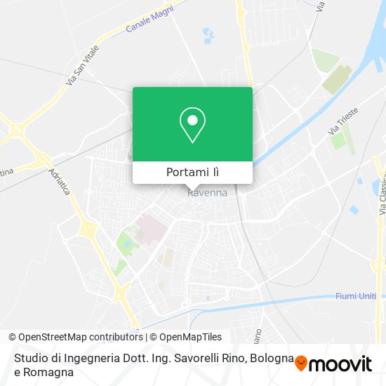 Mappa Studio di Ingegneria Dott. Ing. Savorelli Rino