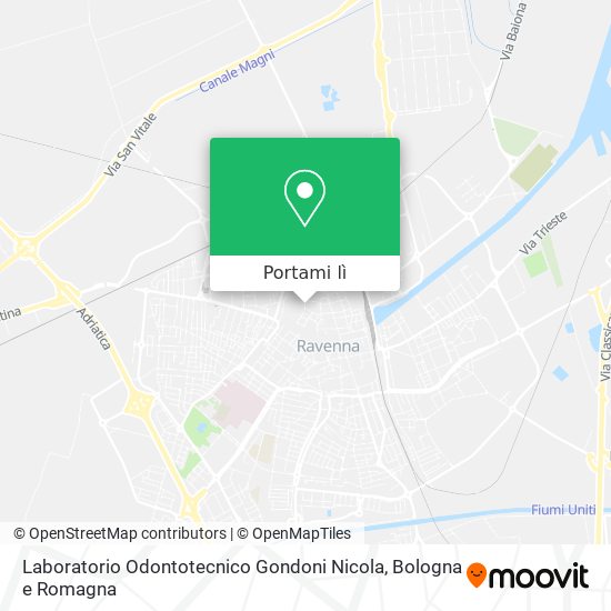 Mappa Laboratorio Odontotecnico Gondoni Nicola