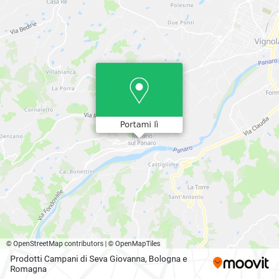 Mappa Prodotti Campani di Seva Giovanna