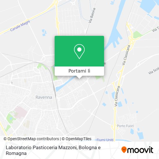 Mappa Laboratorio Pasticceria Mazzoni