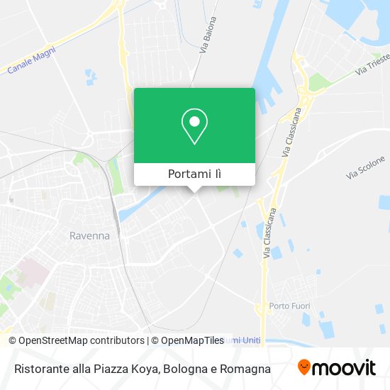 Mappa Ristorante alla Piazza Koya