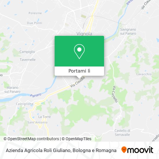 Mappa Azienda Agricola Roli Giuliano