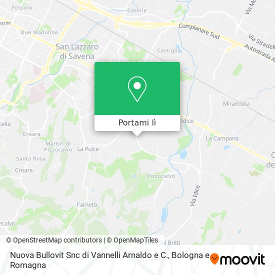 Mappa Nuova Bullovit Snc di Vannelli Arnaldo e C.