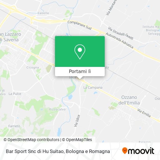 Mappa Bar Sport Snc di Hu Suitao