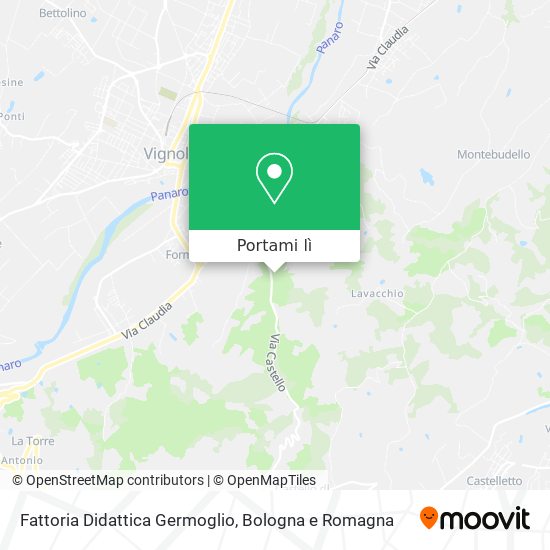 Mappa Fattoria Didattica Germoglio