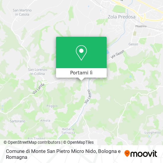 Mappa Comune di Monte San Pietro Micro Nido