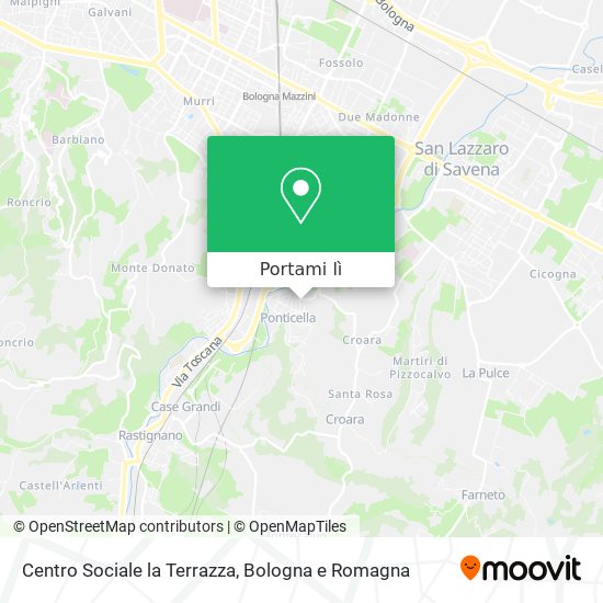 Mappa Centro Sociale la Terrazza
