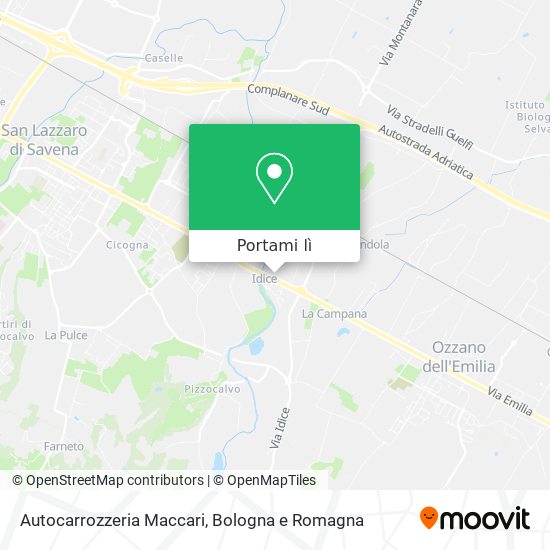 Mappa Autocarrozzeria Maccari