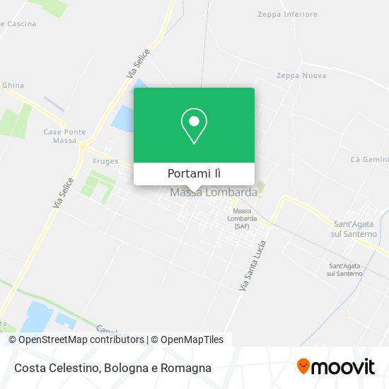 Mappa Costa Celestino