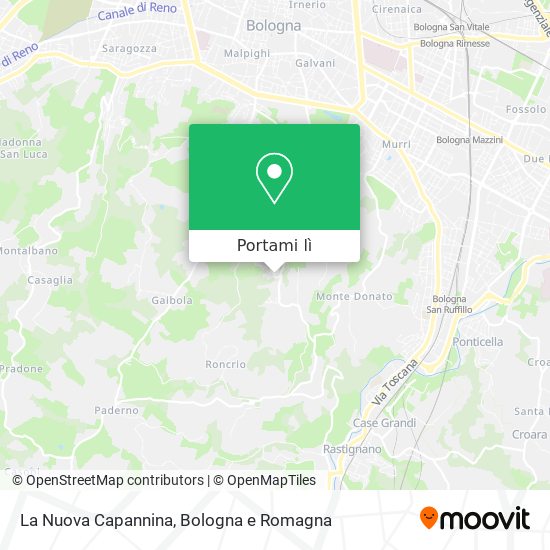 Mappa La Nuova Capannina