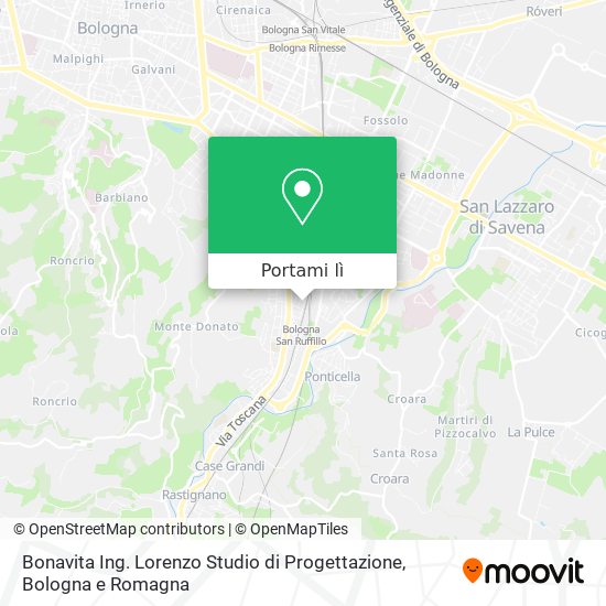 Mappa Bonavita Ing. Lorenzo Studio di Progettazione