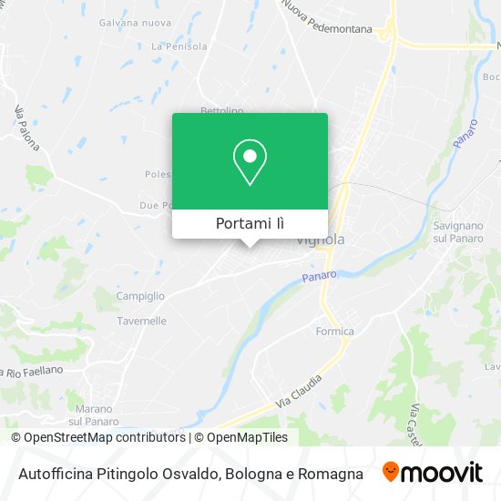 Mappa Autofficina Pitingolo Osvaldo