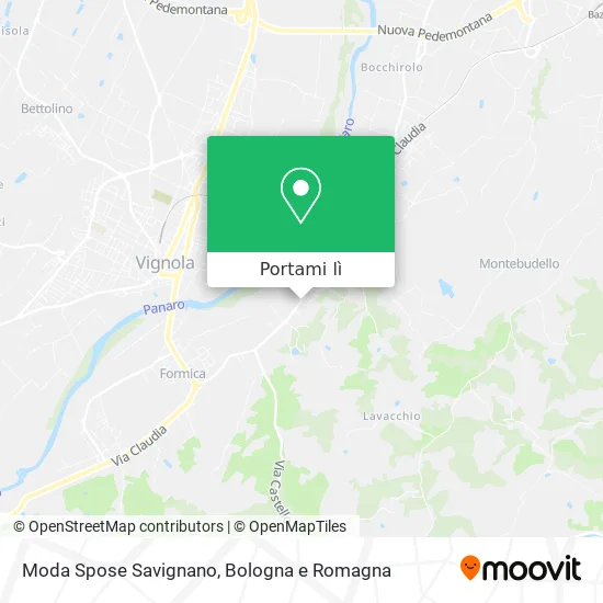 Mappa Moda Spose Savignano