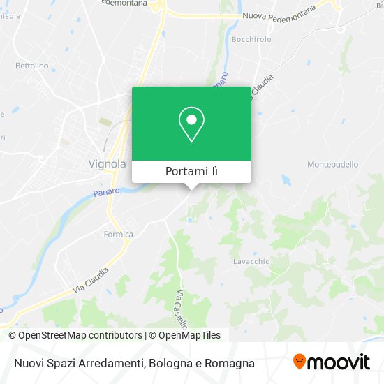 Mappa Nuovi Spazi Arredamenti