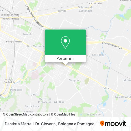 Mappa Dentista Martelli Dr. Giovanni