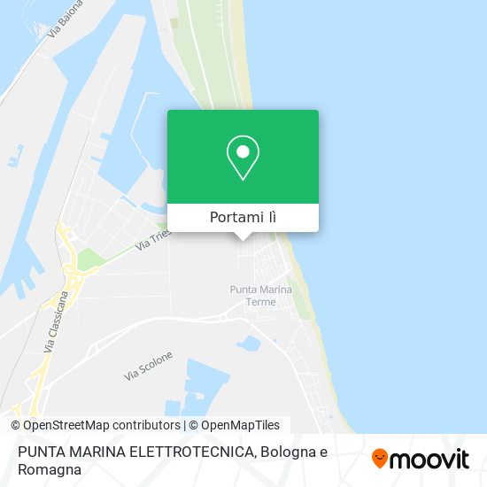 Mappa PUNTA MARINA ELETTROTECNICA