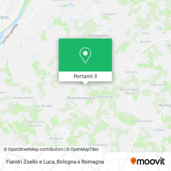 Mappa Fiandri Zoello e Luca