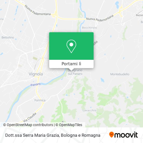 Mappa Dott.ssa Serra Maria Grazia