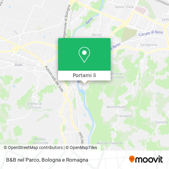 Mappa B&B nel Parco