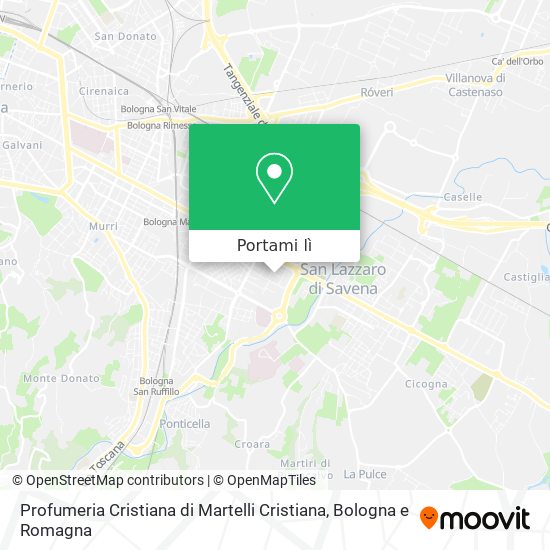 Mappa Profumeria Cristiana di Martelli Cristiana