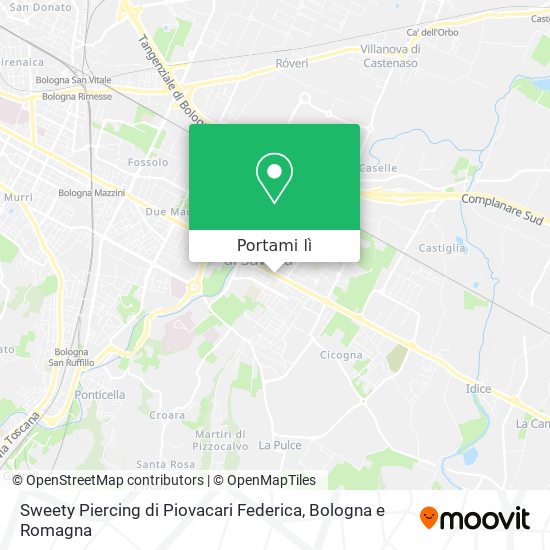 Mappa Sweety Piercing di Piovacari Federica