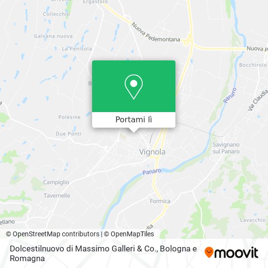 Mappa Dolcestilnuovo di Massimo Galleri & Co.