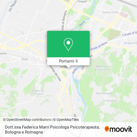 Mappa Dott.ssa Federica Marri Psicologa Psicoterapeuta
