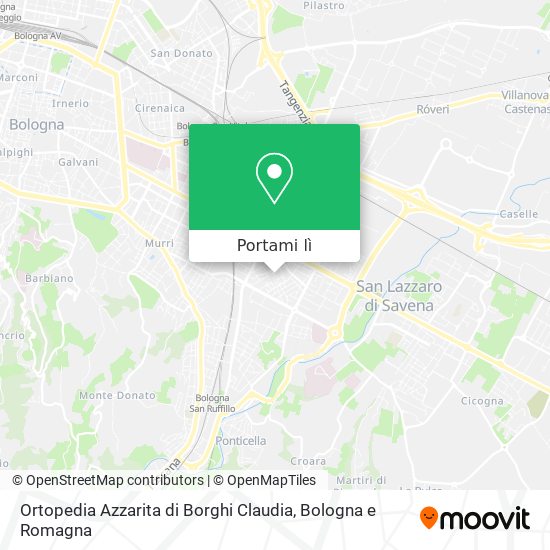 Mappa Ortopedia Azzarita di Borghi Claudia