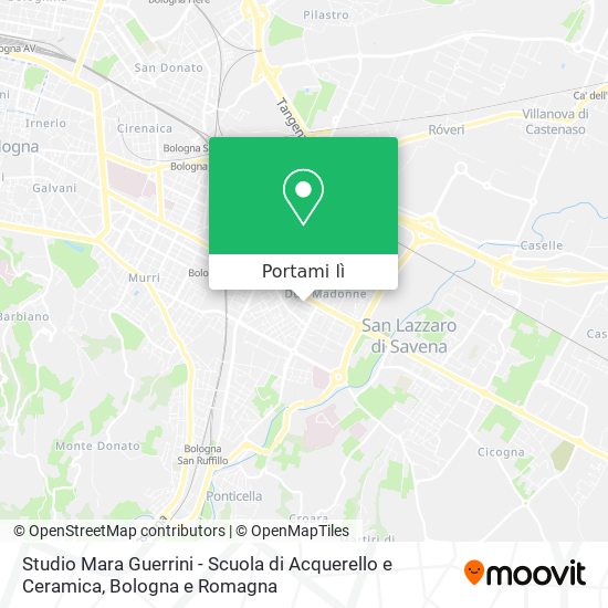Mappa Studio Mara Guerrini - Scuola di Acquerello e Ceramica