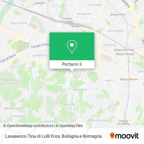 Mappa Lavasecco Tina di Lolli Eros