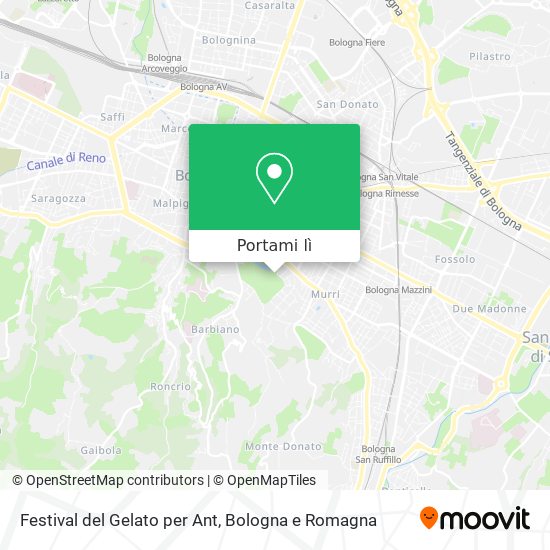 Mappa Festival del Gelato per Ant