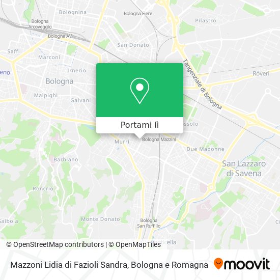 Mappa Mazzoni Lidia di Fazioli Sandra