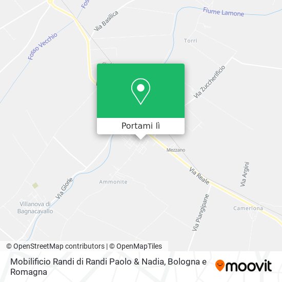 Mappa Mobilificio Randi di Randi Paolo & Nadia